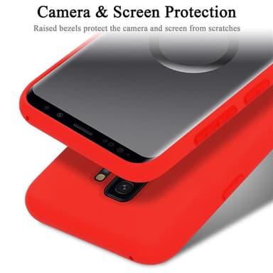 Samsung Galaxy S9 PLUS Skal Fodral Case (Röd)