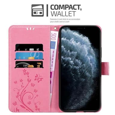 iPhone 11 Plånboksfodral Skal (Rosa)