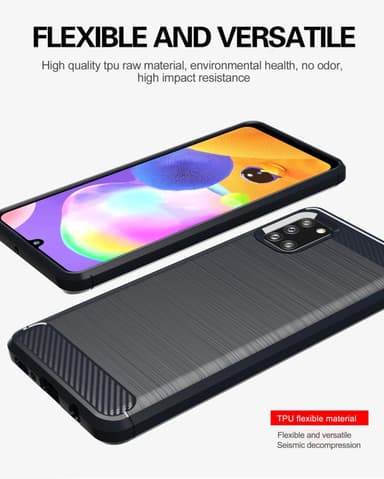 Samsung Galaxy A31 Skal Fodral Case (Svart)