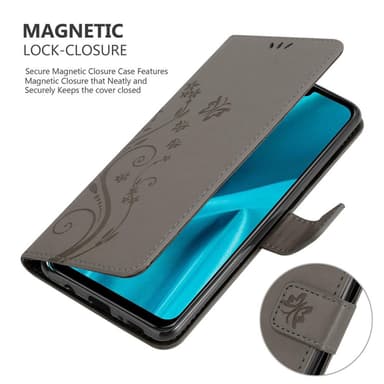 Huawei Y9 2019 Plånboksfodral Skal (Grå)