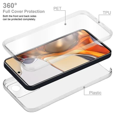 Skal Xiaomi 11T / 11T PRO Fodral Case (Transparent)