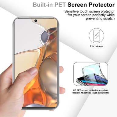 Skal Xiaomi 11T / 11T PRO Fodral Case (Transparent)