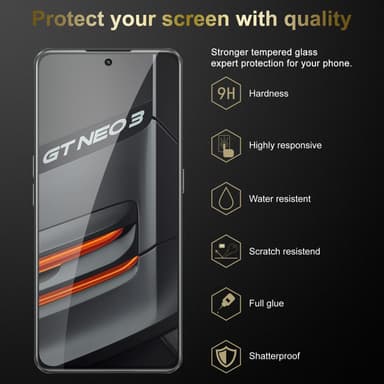 Realme GT Neo 3 Skyddsglas Skyddsfilm Skärmskydd