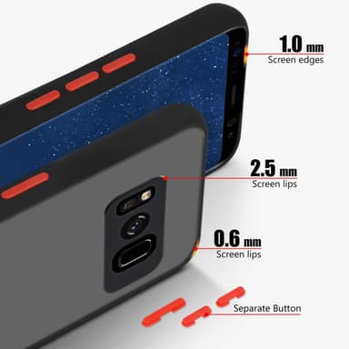 Samsung Galaxy S8 Skal Fodral Case (Svart)