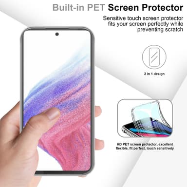 Skal Samsung Galaxy A53 5G Fodral Case (Transparent)