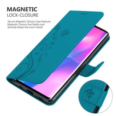 Xiaomi Mi NOTE 10 LITE Plånboksfodral Skal (Blå)