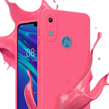 Huawei Y6 2019 Skal Fodral Case (Röd)