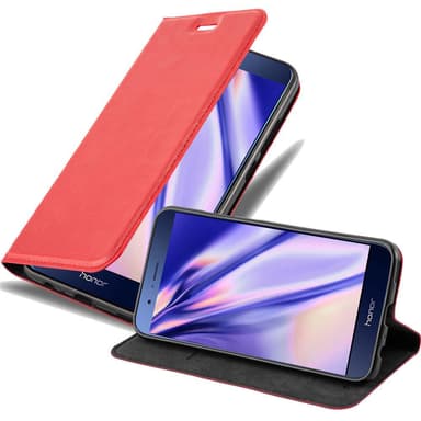 Honor 8 PRO Skal Fodral Case (Röd)