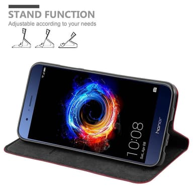 Honor 8 PRO Skal Fodral Case (Röd)