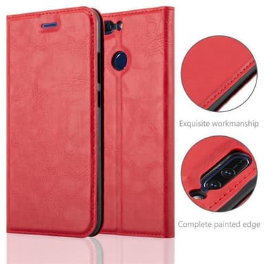Honor 8 PRO Skal Fodral Case (Röd)