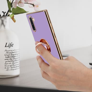 Samsung Galaxy NOTE 10 Skal Fodral Case (Lila)