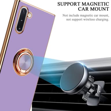 Samsung Galaxy NOTE 10 Skal Fodral Case (Lila)