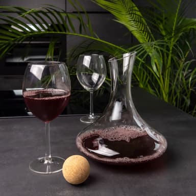 Vinkaraff /Ddekander Glaskaraff med 1.8 liter