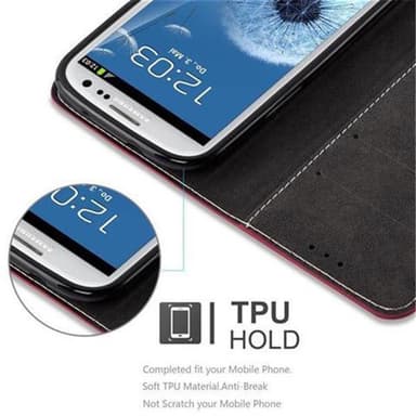 Samsung Galaxy S3 / S3 NEO Skal Fodral Case (Röd)