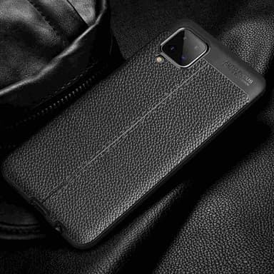 Samsung Galaxy A12 / M12 Skal Fodral Case (Svart)