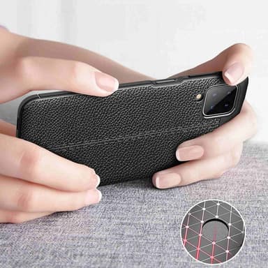 Samsung Galaxy A12 / M12 Skal Fodral Case (Svart)