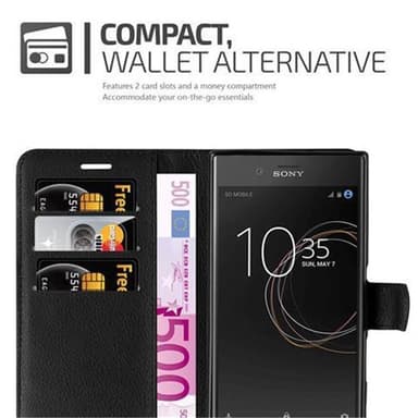 Sony Xperia XZ / XZs Plånboksfodral Skal (Svart)