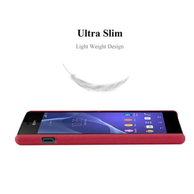 Sony Xperia M2 / M2 AQUA Skal Fodral Case (Röd)