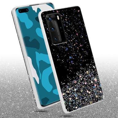 Huawei P40 PRO / P40 PRO+ Skal Fodral Case (Svart)