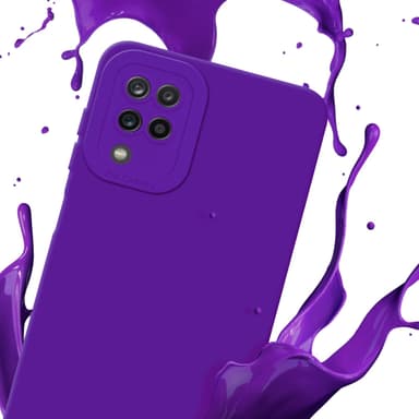 Samsung Galaxy A12 / M12 Skal Fodral Case (Lila)
