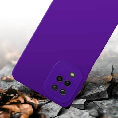 Samsung Galaxy A12 / M12 Skal Fodral Case (Lila)
