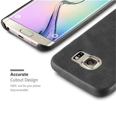 Samsung Galaxy S6 EDGE Skal Fodral Case (Svart)