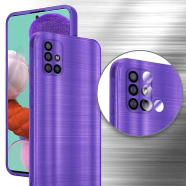 Samsung Galaxy A51 4G / M40s Skal Fodral Case (Lila)