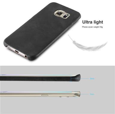 Samsung Galaxy S6 EDGE Skal Fodral Case (Svart)