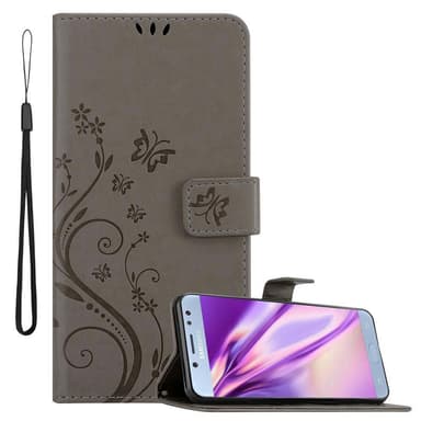 Samsung Galaxy J5 2017 Plånboksfodral Skal (Grå)