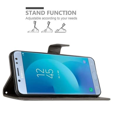 Samsung Galaxy J5 2017 Plånboksfodral Skal (Grå)