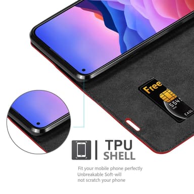 ZTE Blade V2020 Skal Fodral Case (Röd)