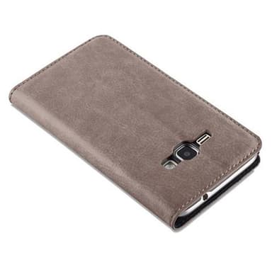 Samsung Galaxy J1 2016 Skal Fodral Case (Brun)