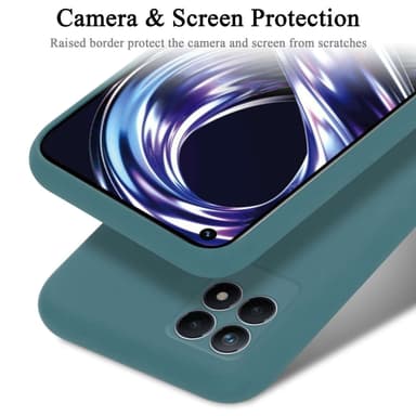 Realme 8i / Narzo 50 4G Skal Fodral Case (Grön)