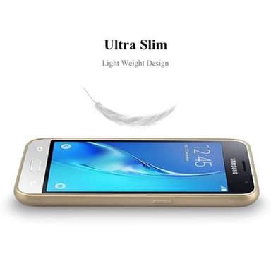 Skal Samsung Galaxy J1 2015 Fodral Case (Guld)