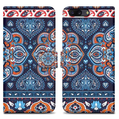OnePlus 5 Plånboksfodral Skal (Blå)