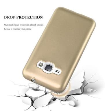 Skal Samsung Galaxy J1 2015 Fodral Case (Guld)