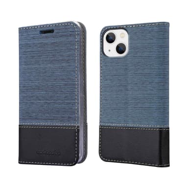iPhone 14 Plånboksfodral Skal (Blå)