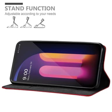 LG V60 ThinQ Skal Fodral Case (Röd)