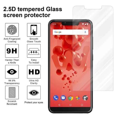 WIKO VIEW 2 PLUS Skyddsglas Skyddsfilm Skärmskydd