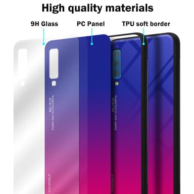 Samsung Galaxy A7 2018 Skal Fodral Case (Svart)