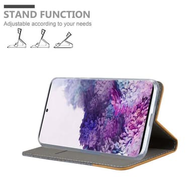 Samsung Galaxy S20 PLUS Plånboksfodral Skal (Grå)