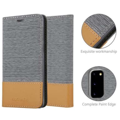 Samsung Galaxy S20 PLUS Plånboksfodral Skal (Grå)