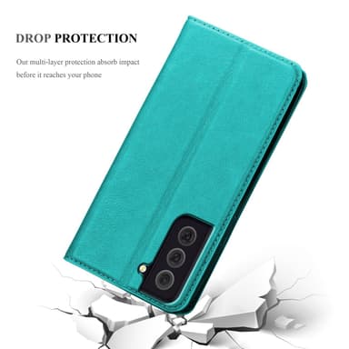 Samsung Galaxy S22 Skal Fodral Case (Turkos)