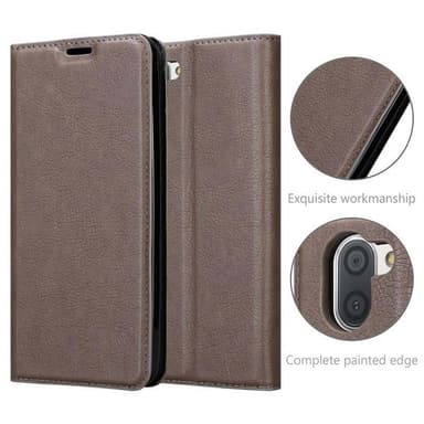 Sharp Aquos R3 Skal Fodral Case (Brun)