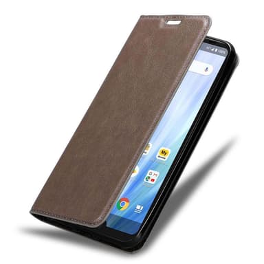 Sharp Aquos R3 Skal Fodral Case (Brun)