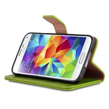 Samsung Galaxy S5 / S5 NEO Plånboksfodral Skal (Grön)