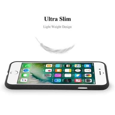 Skal iPhone 7 / 7S / 8 / SE 2020 Fodral Case (Svart)