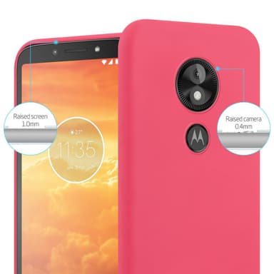 Skal Motorola MOTO E5 PLAY Fodral Case (Röd)