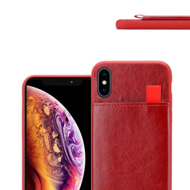 Skal iPhone X / XS Fodral Case (Röd)