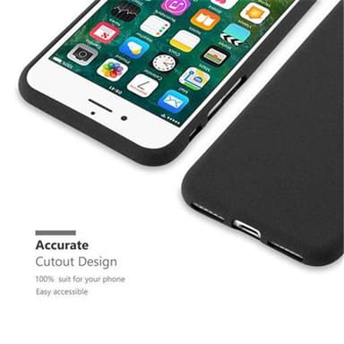 Skal iPhone 7 / 7S / 8 / SE 2020 Fodral Case (Svart)